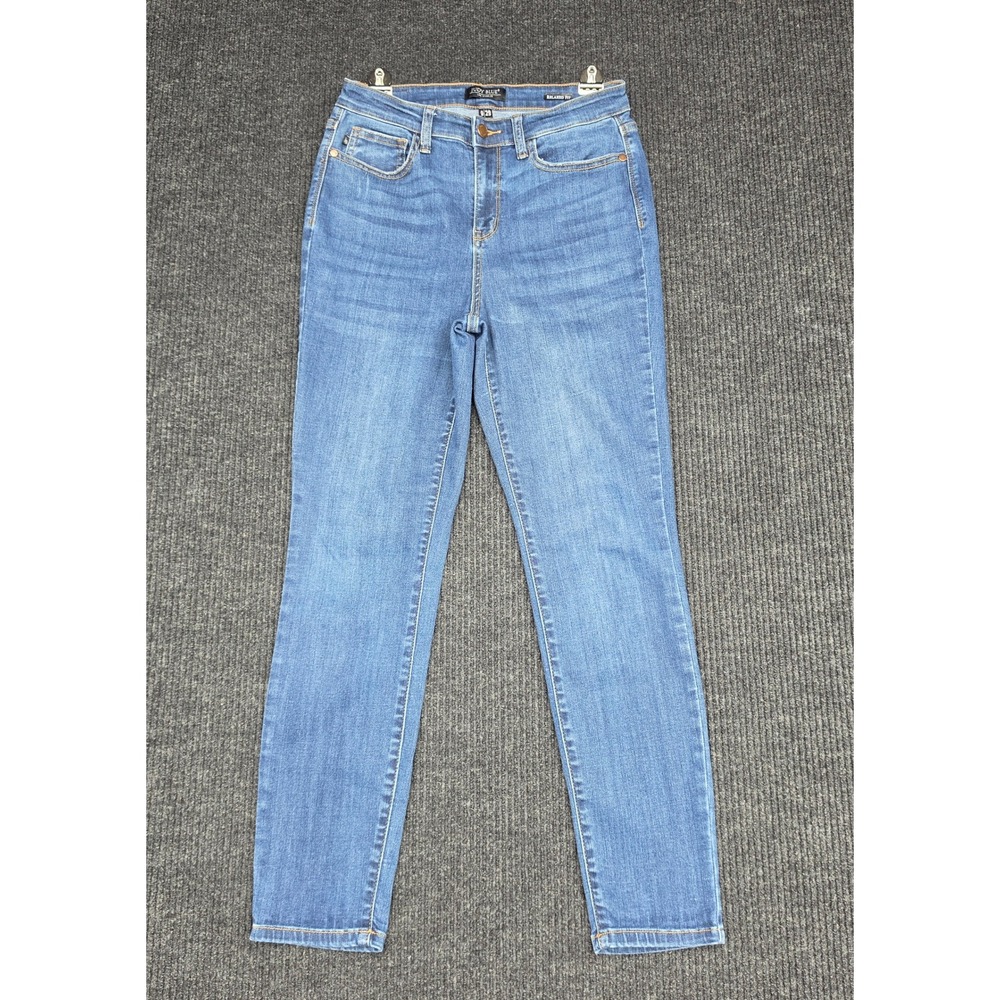 Judy Blue Relaxed Fit High Rise Jeans Medium Wash Blue JB82325DK Size 9/29